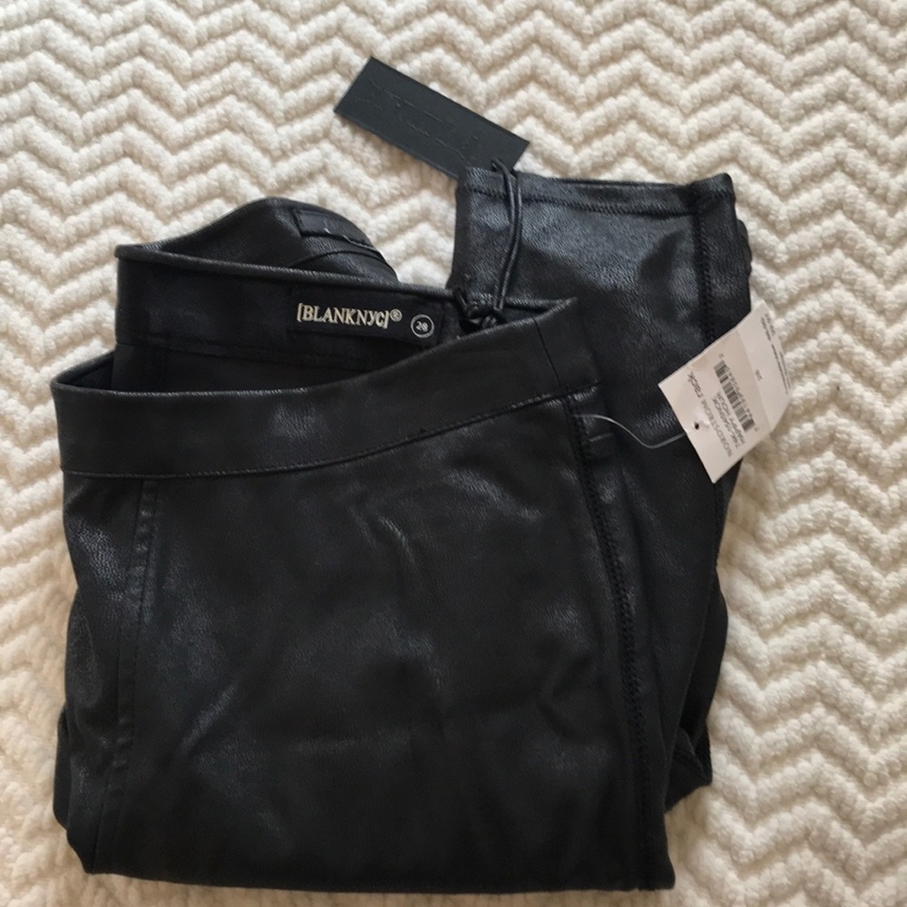 BlankNYC vegan leather leggings: size 28